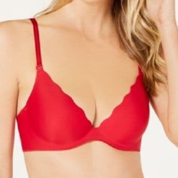 NWT Red b.tempt'd by Wacoal, b.wow'd Push Up Underwire Bra 958287 various sizes - Picture 1 of 1